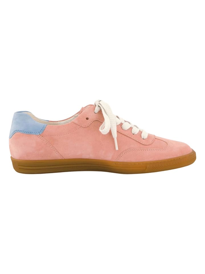 Tenisky Paul Green Rosa/ Hellblau 6691843 Leder-Sneakers in Rosa/ Hellblau - 3