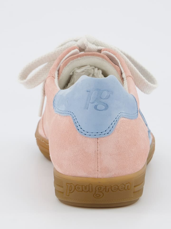 Tenisky Paul Green Rosa/ Hellblau 6691843 Leder-Sneakers in Rosa/ Hellblau - 5