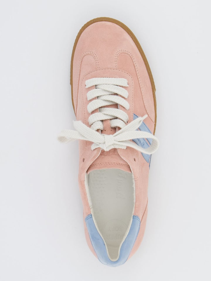 Tenisky Paul Green Rosa/ Hellblau 6691843 Leder-Sneakers in Rosa/ Hellblau - 6