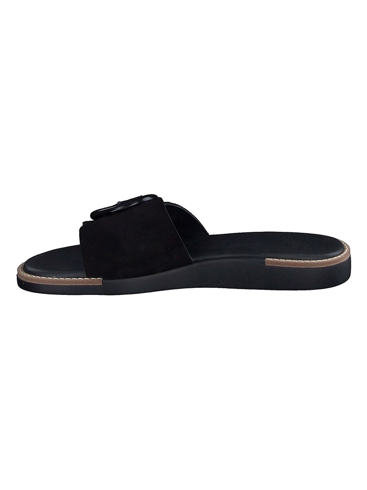 Paul Green Schwarz 1266164 Leder-Pantoletten in Schwarz - 2