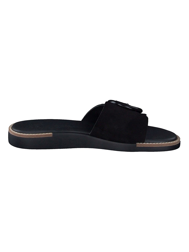 Paul Green Schwarz 1266164 Leder-Pantoletten in Schwarz - 3