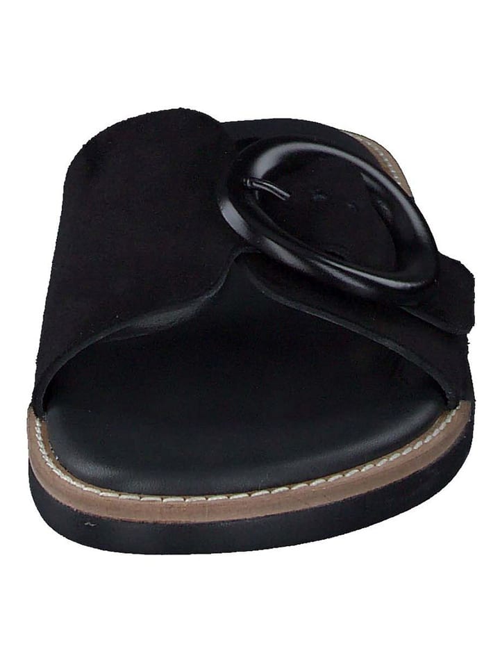Paul Green Schwarz 1266164 Leder-Pantoletten in Schwarz - 4
