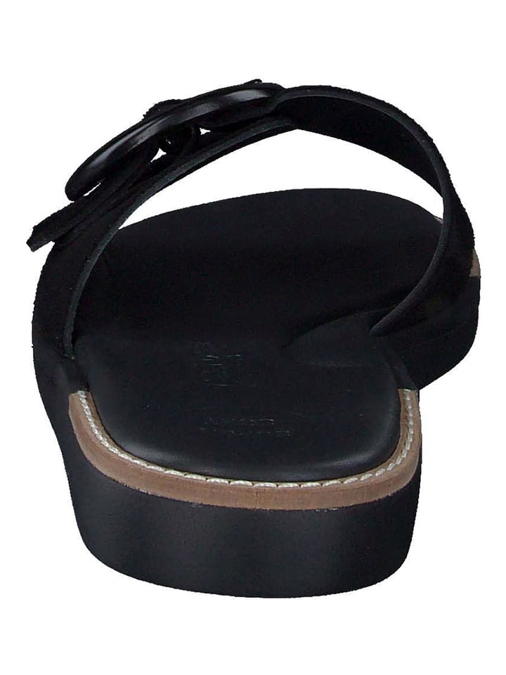 Paul Green Schwarz 1266164 Leder-Pantoletten in Schwarz - 5