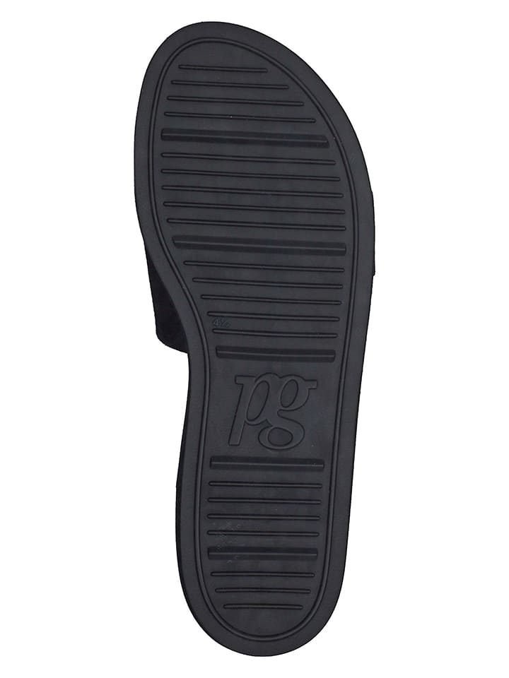 Paul Green Schwarz 1266164 Leder-Pantoletten in Schwarz - 7