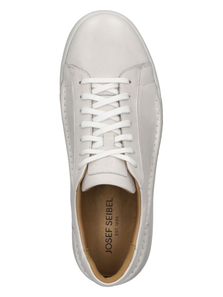 Tenisky Josef Seibel Creme 8583016 Leder-Sneakers in Creme - 6