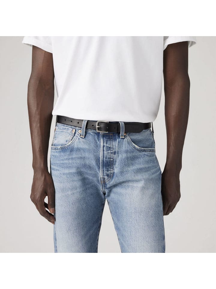 Pásek Levi's Schwarz 7849082 Leder-Gürtel in Schwarz - 1