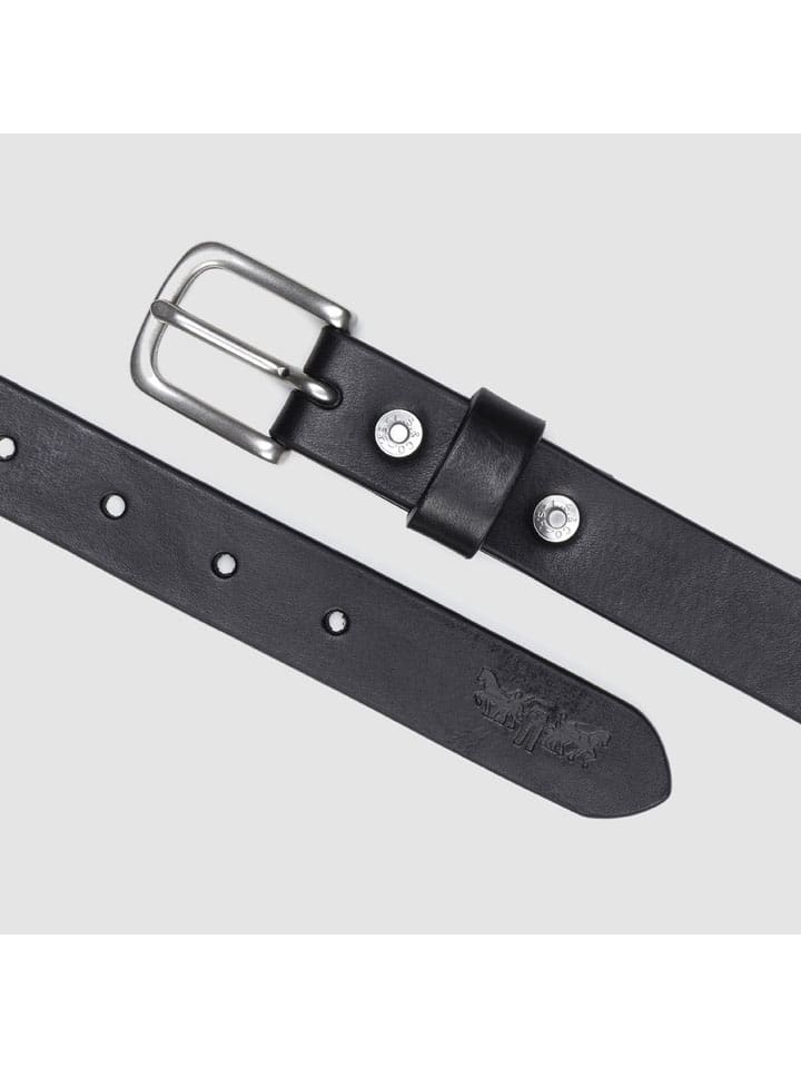 Pásek Levi's Schwarz 7849082 Leder-Gürtel in Schwarz - 2
