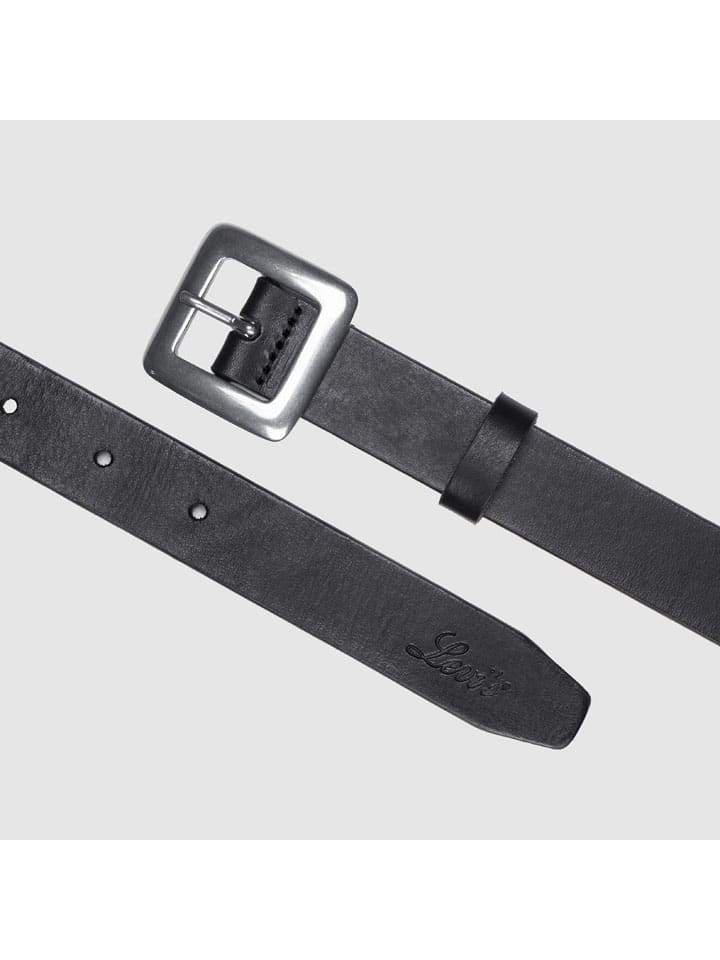 Pásek Levi's Schwarz 8016845 Leder-Gürtel in Schwarz - 2