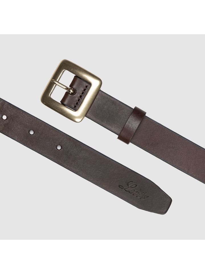 Pásek Levi's Braun 8276137 Leder-Gürtel in Braun - 2