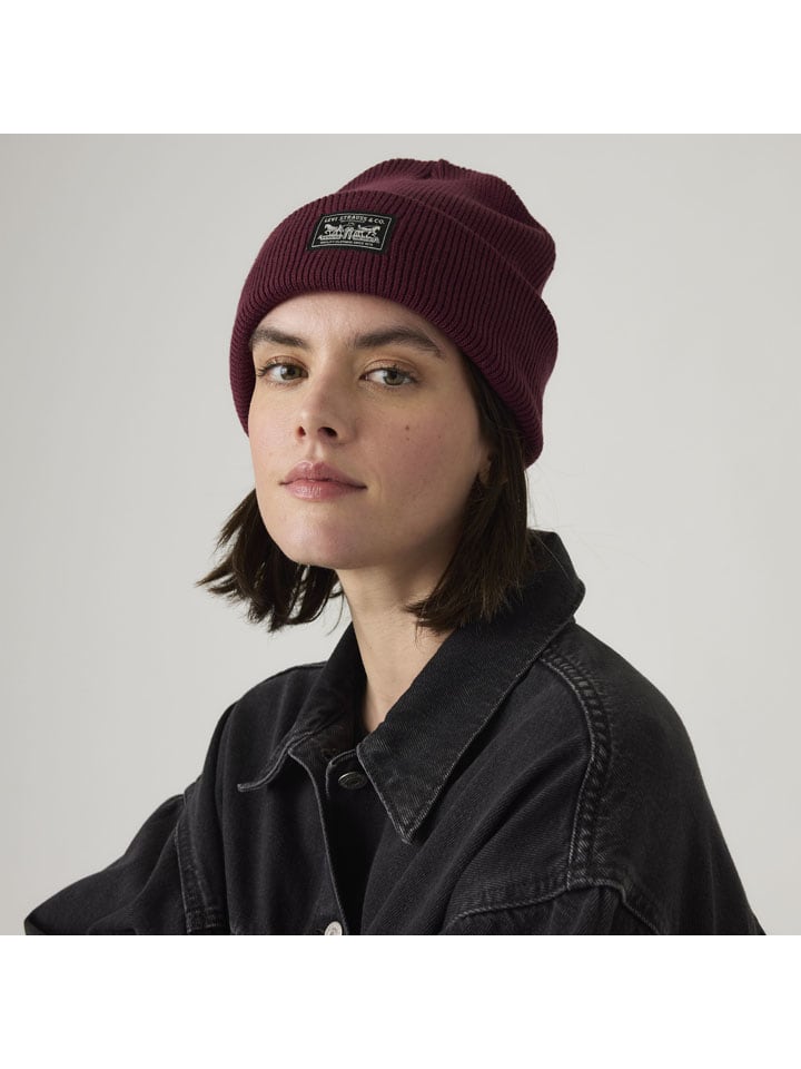 Čepice Levi's Bordeaux 357183 Beanie in Bordeaux - 1