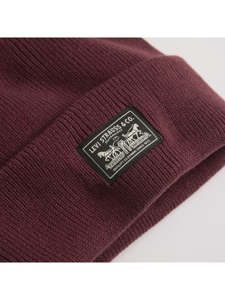 Čepice Levi's Bordeaux 357183 Beanie in Bordeaux - 4