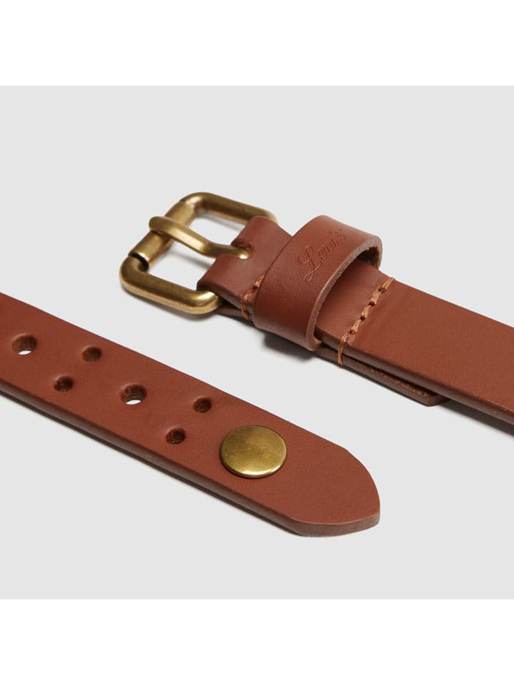 Pásek Levi's Braun 8347785 Leder-Gürtel in Braun - 3