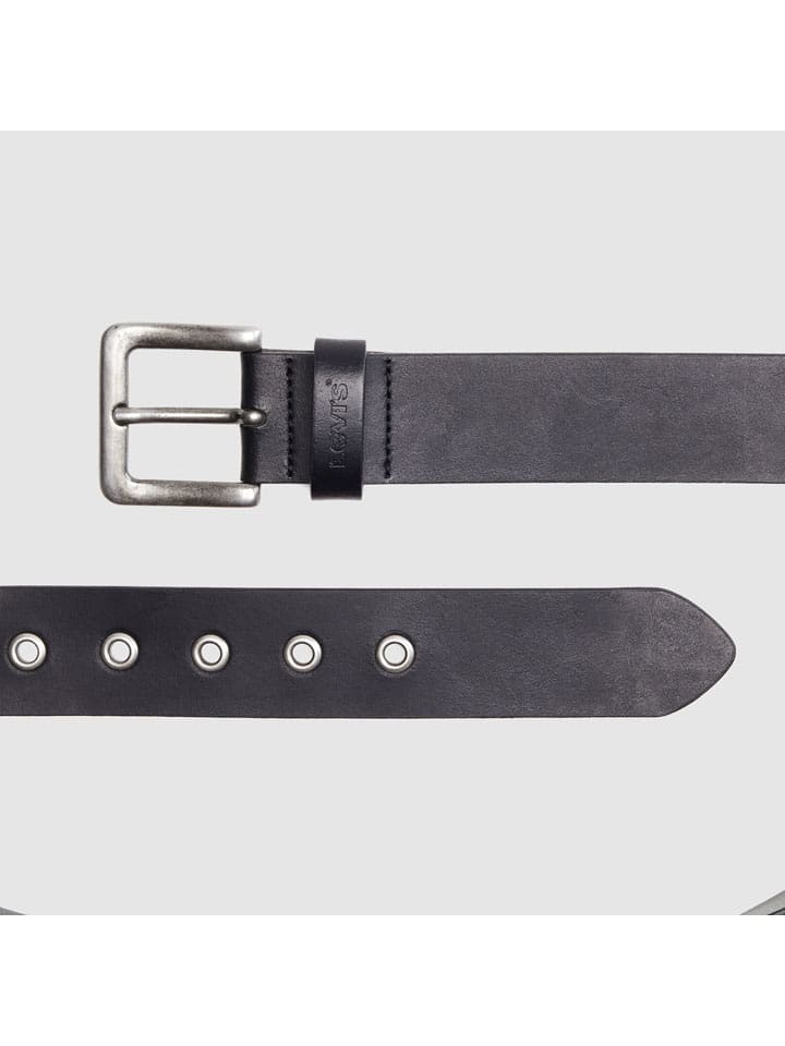Pásek Levi's Schwarz 5142351 Leder-Gürtel in Schwarz - 3