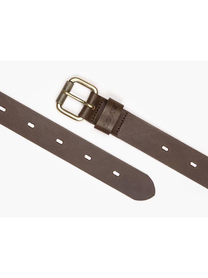 Pásek Levi's Braun 133142 Leder-Gürtel in Braun - 2