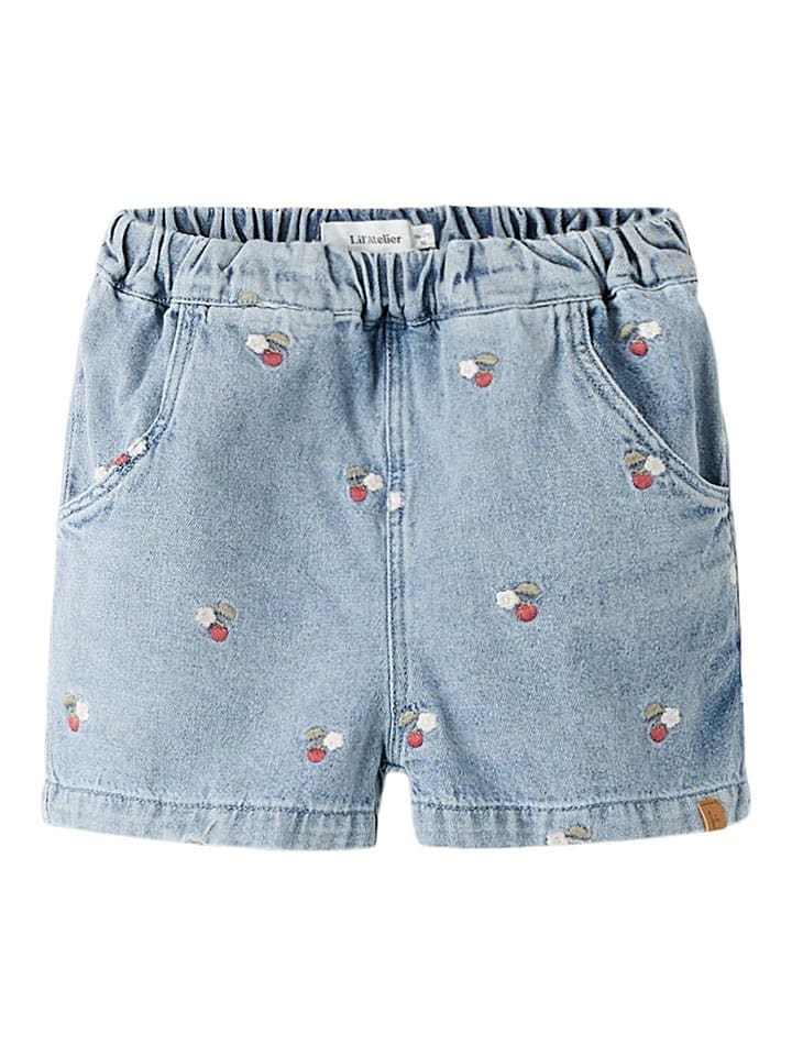 Kraťasy Lil Atelier Hellblau 621305 Shorts "Funda" in Hellblau - 1