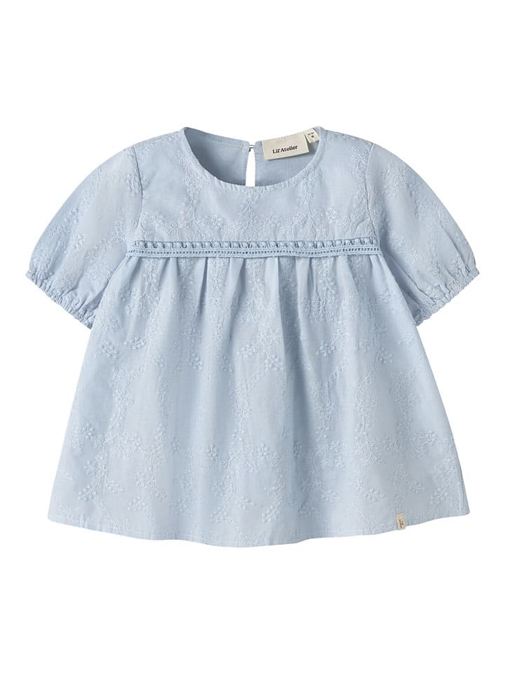 Tričko Lil Atelier Hellblau 7607013 Bluse "Jiva" in Hellblau - 1