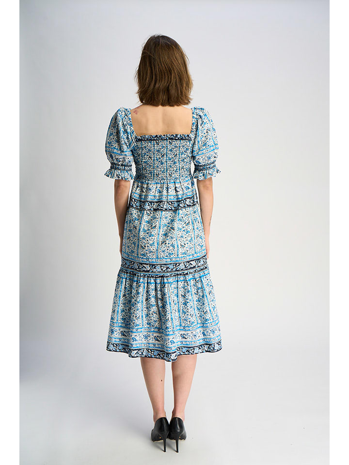 Šaty Marks & Spencer Blau/ Weiß 663985 Kleid in Blau/ Weiß - 2