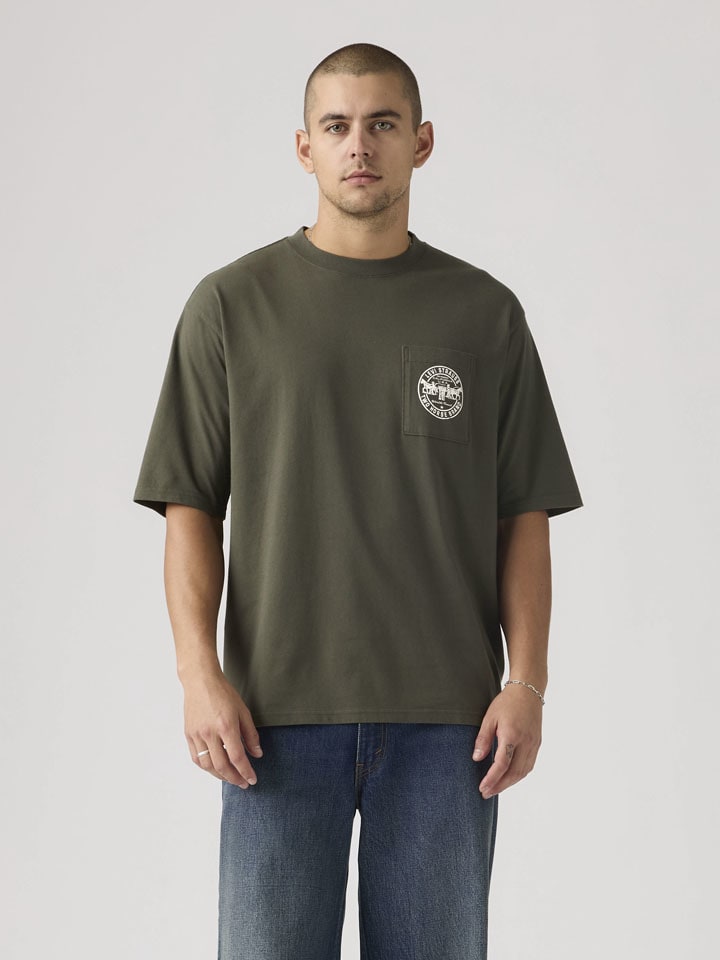 Tričko Levi's Khaki 8984347 Shirt in Khaki - 1