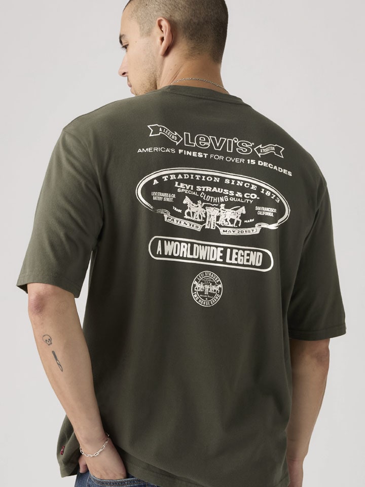 Tričko Levi's Khaki 8984347 Shirt in Khaki - 3