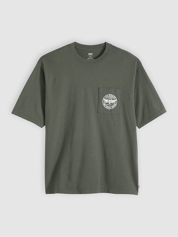 Tričko Levi's Khaki 8984347 Shirt in Khaki - 5