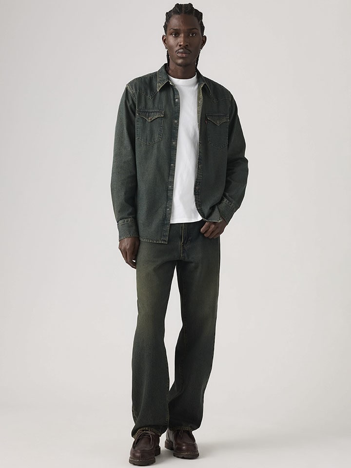 Džíny Levi's Dunkelblau/ Khaki 1832754 Jeans "568" - Loose Straight fit - in Dunkelblau/ Khaki - 2