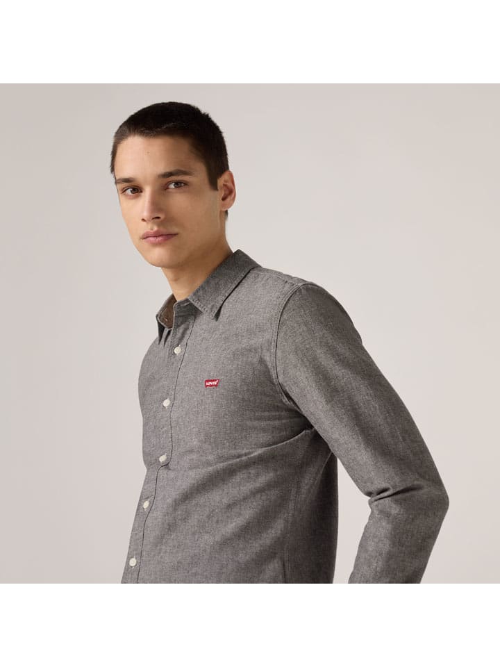 Košile Levi's Hellblau/ Grau 8783436 Hemd - Slim fit - in Hellblau/ Grau - 4