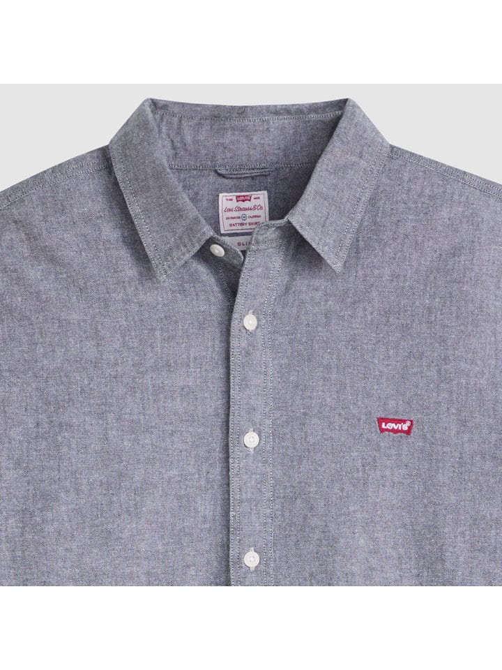 Košile Levi's Hellblau/ Grau 8783436 Hemd - Slim fit - in Hellblau/ Grau - 7