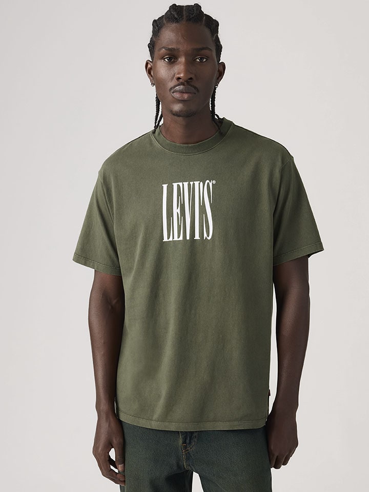 Tričko Levi's Khaki 4552505 Shirt in Khaki - 1