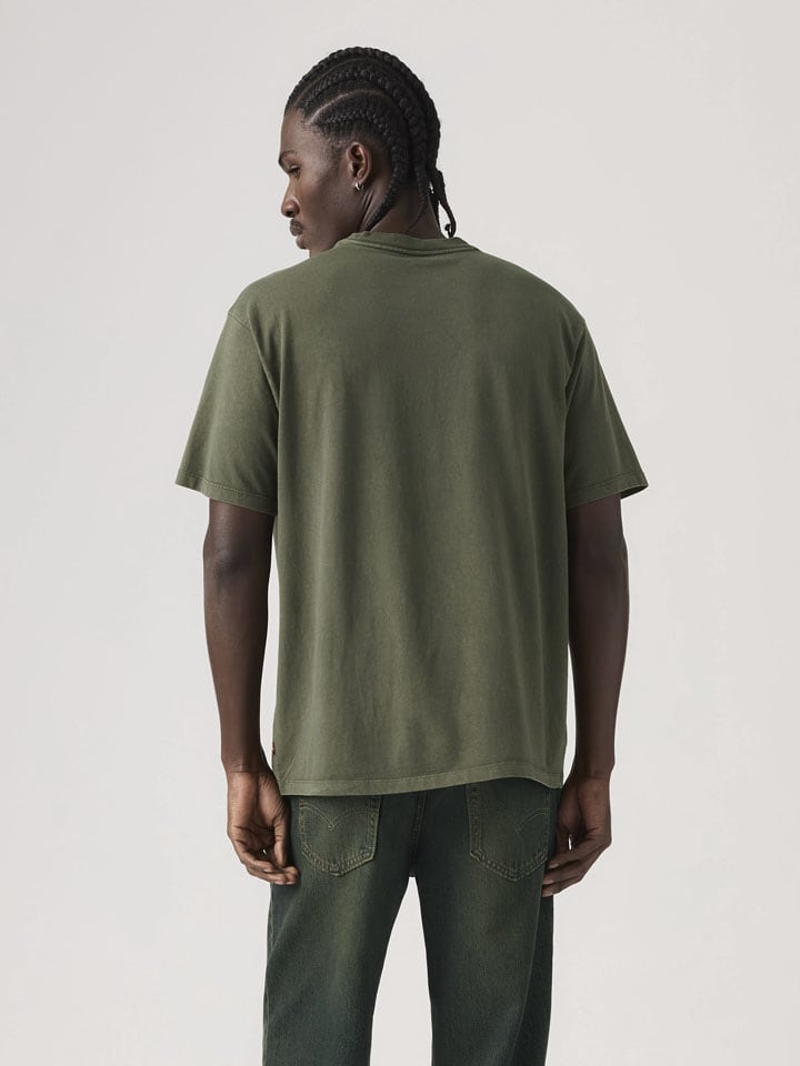 Tričko Levi's Khaki 4552505 Shirt in Khaki - 3