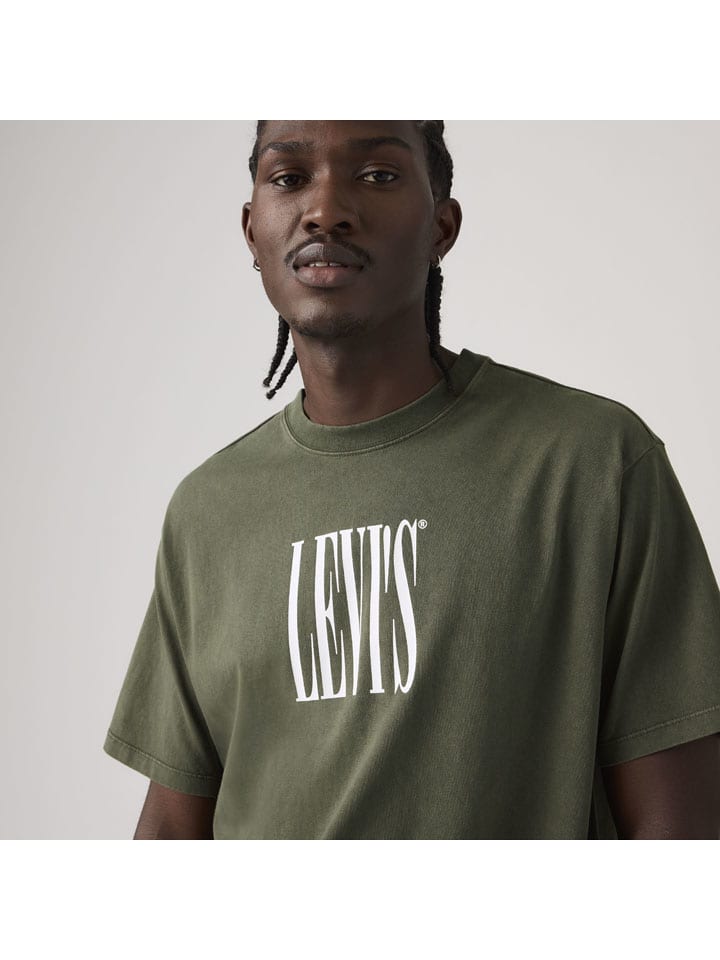 Tričko Levi's Khaki 4552505 Shirt in Khaki - 4