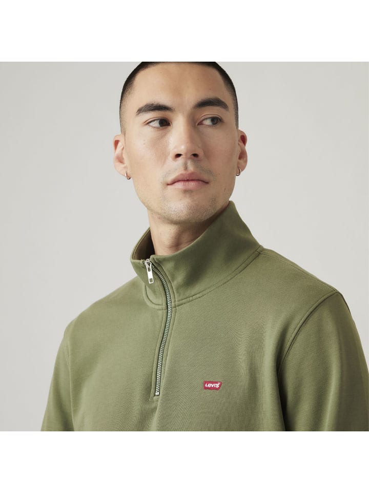 Mikina Levi's Oliv 8285410 Sweatshirt in Oliv - 4