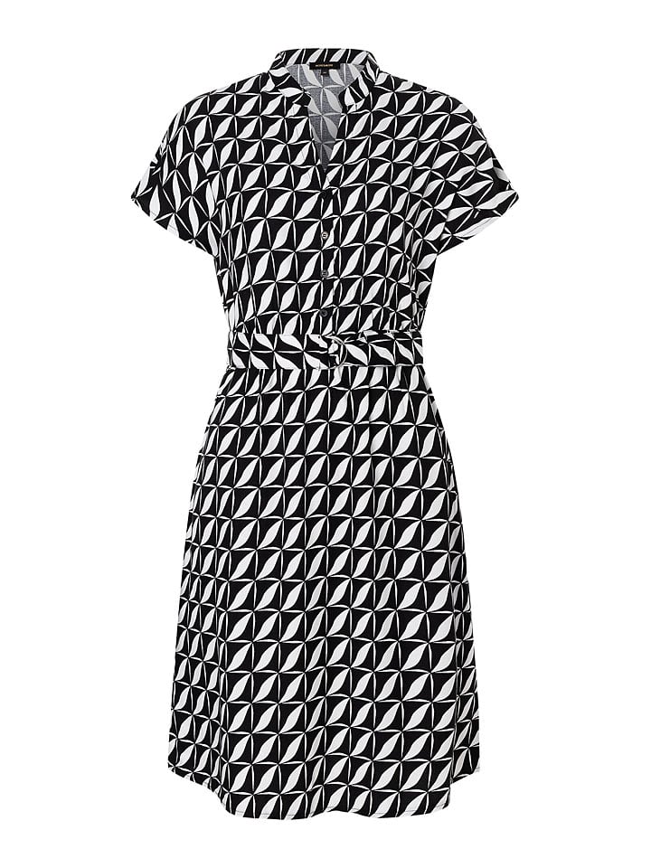 Šaty More & More Schwarz/ Weiß 572629 Kleid in Schwarz/ Weiß - 1