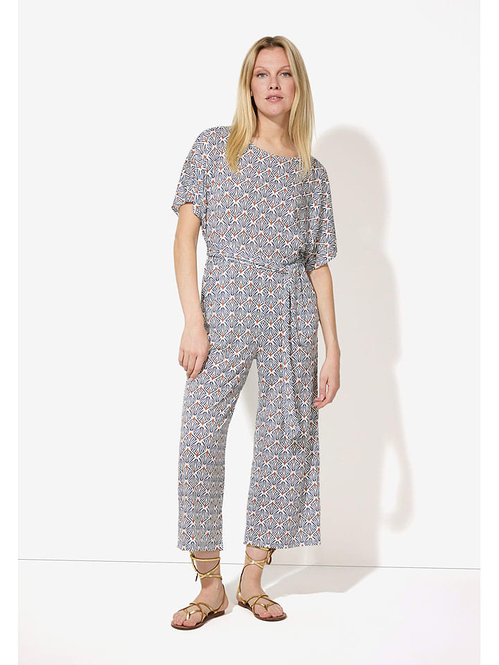 More & More Dunkelblau/ Weiß 5733173 Jumpsuit in Dunkelblau/ Weiß - 1