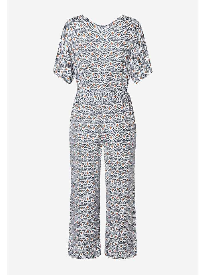 More & More Dunkelblau/ Weiß 5733173 Jumpsuit in Dunkelblau/ Weiß - 3
